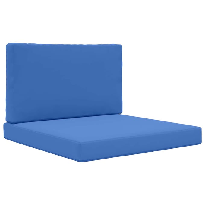 vidaXL - Buitenbankkussen - Polyester - Koninklijk - Blauw - 80 - x - 80 - cm