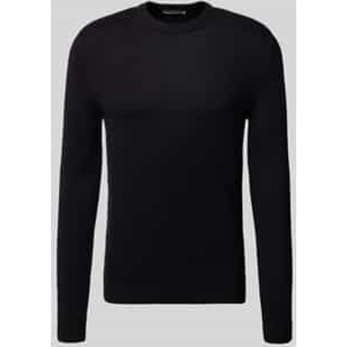 Gebreide pullover met ronde hals
