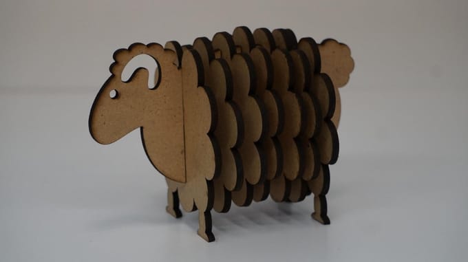 Onderzetters (5) schaap