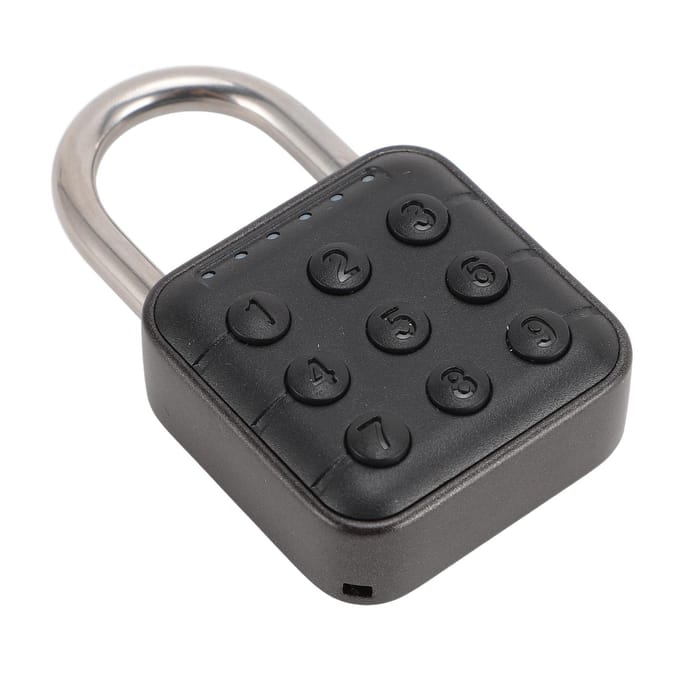 Combinatieslot Zinklegering Waterdicht Resetbaar 6-cijferige Code Hangslot voor Gym School Locker gray
