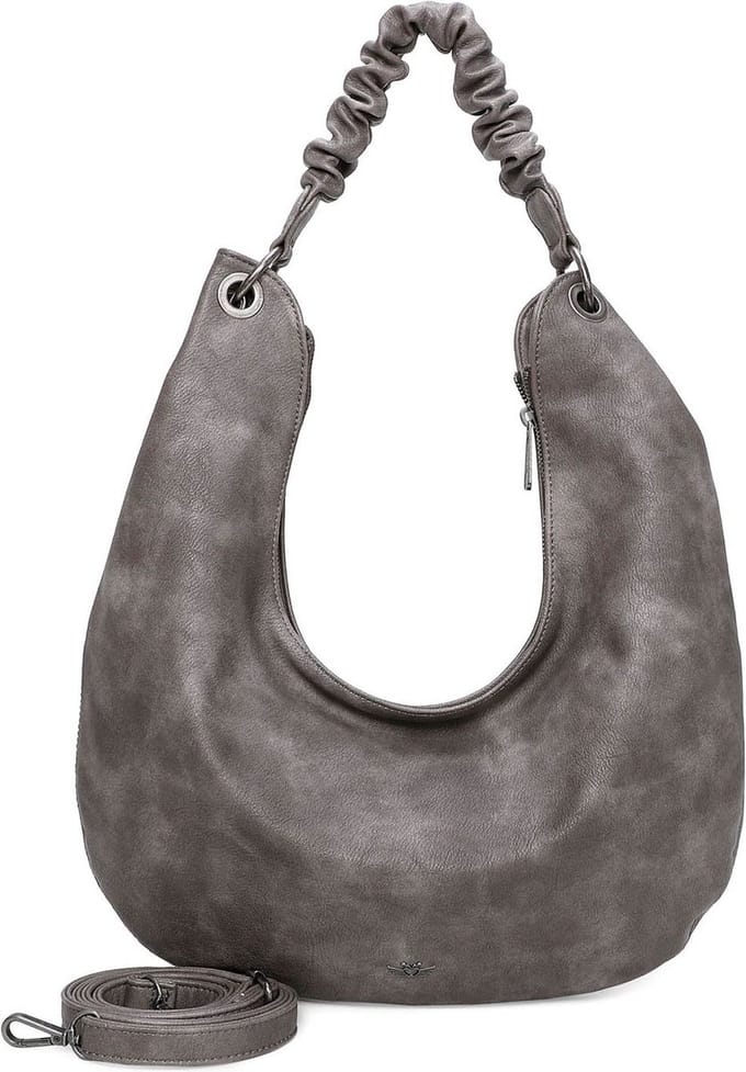 Fritzi aus Preußen Schoudertas Chalk Lizz01 Hobo Dark Stone Grijs