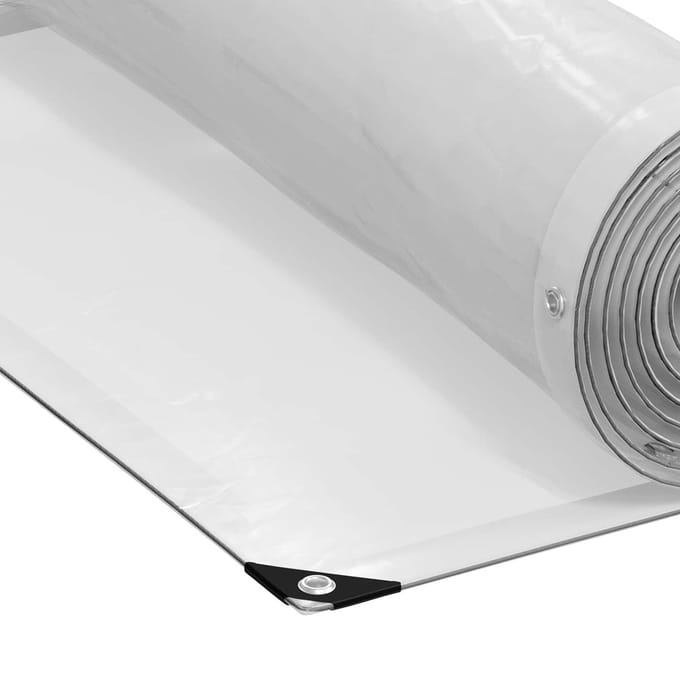 vidaXL - Zeildoek - 140 - gsm - Doorschijnend - 1 - x - 2,5 - m - PE