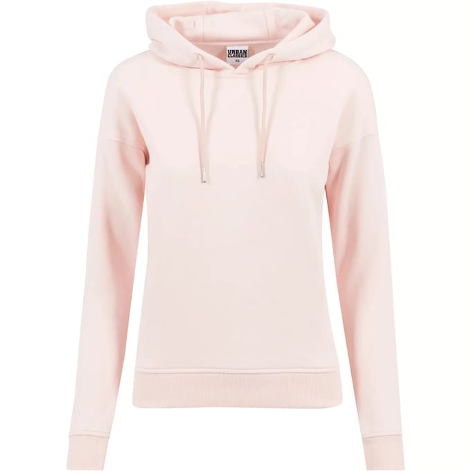 Dames sweatshirt met capuchon urban Classic basic côtelés