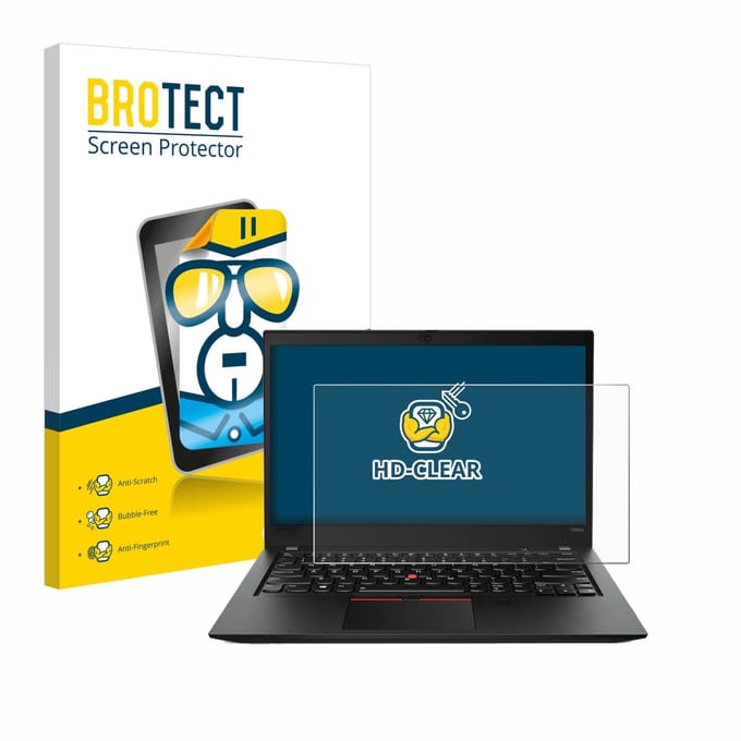 BROTECT - Screenprotector voor Lenovo ThinkPad T490s - Folie Beschermfolie transparant