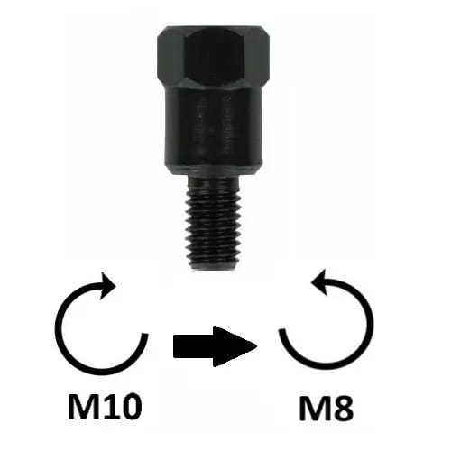 Motorspiegel adapter BCR M8x1,25 SX