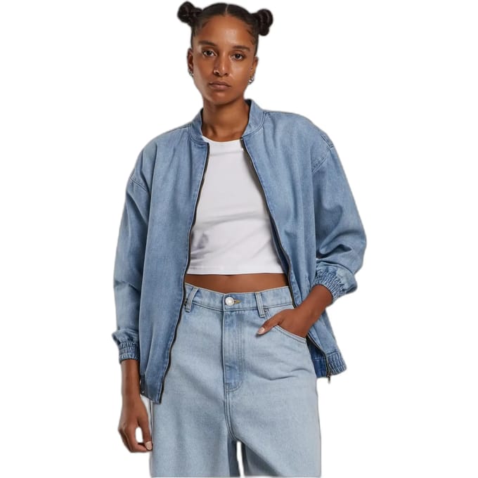 Urban Classics - Oversized Skater Jacket - M - Blauw