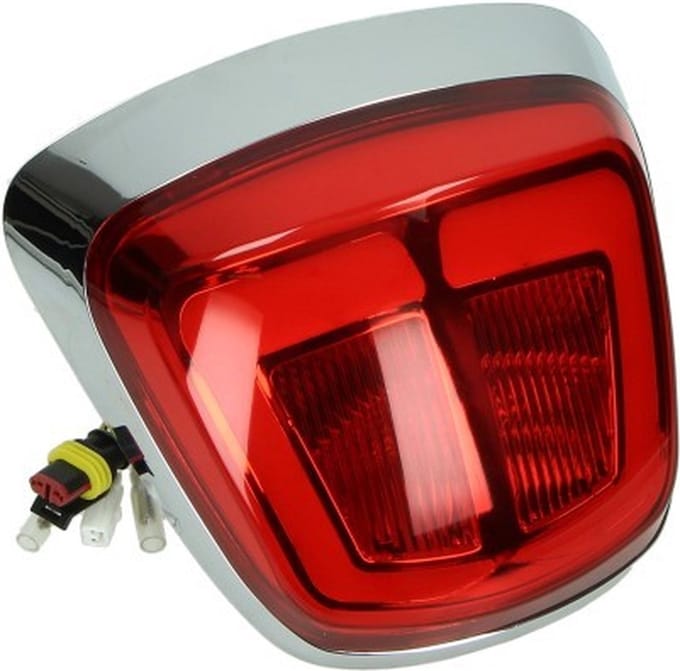 Achterlicht Power1 chroom voor Vespa Primavera, Sprint (vanaf 2018)
