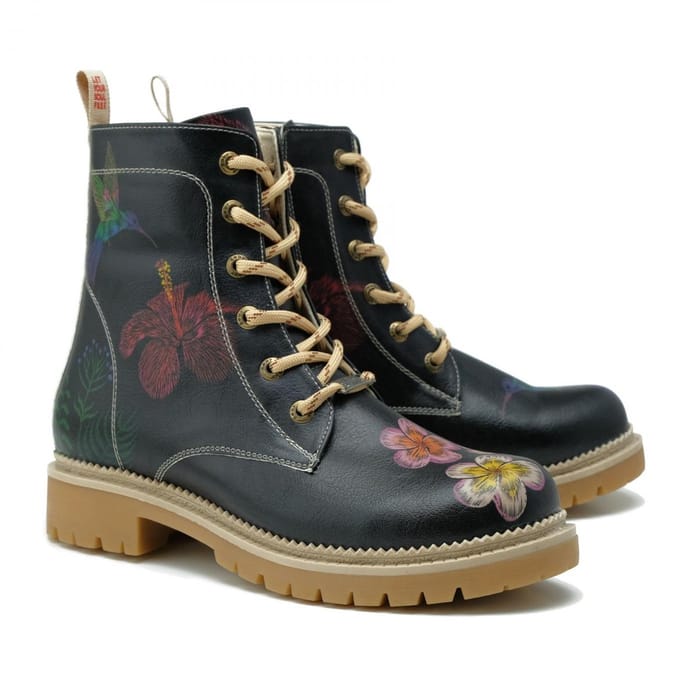 Goby Hummingbird Dames Laarzen - Handmade - Vegan Leer - Maat 36
