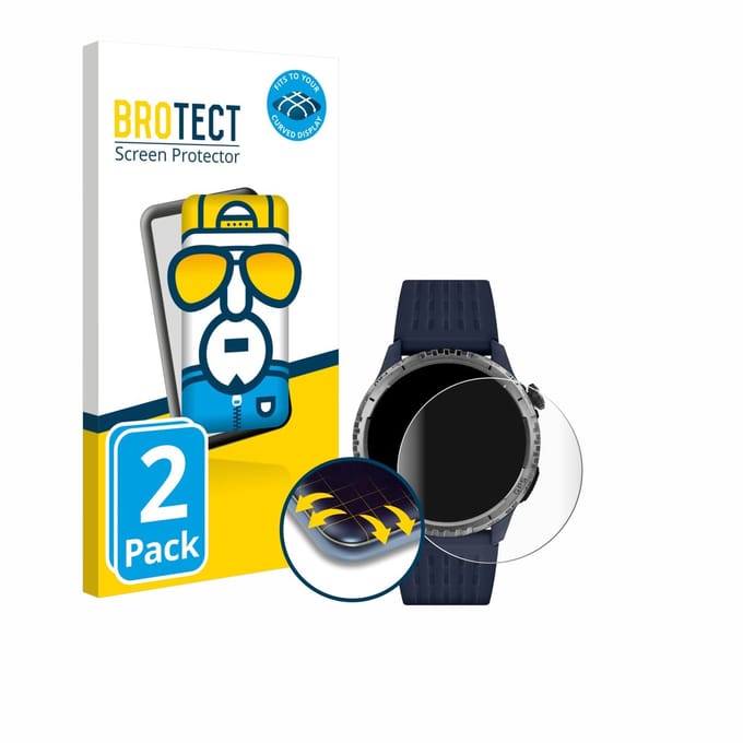 BROTECT - Screenprotector voor Reflex Active Sea Venture 400 R - Folie Beschermfolie transparant volledig dekking - 2 Stuks