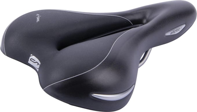 Contec Elliptic + Fietszadel Heren - Zwart - Met +Gel Vulling - 100% Waterdicht
