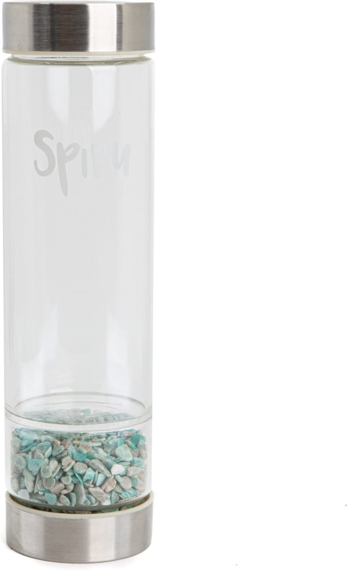 Spiru Edelsteen Waterfles Amazoniet – 400 ml
