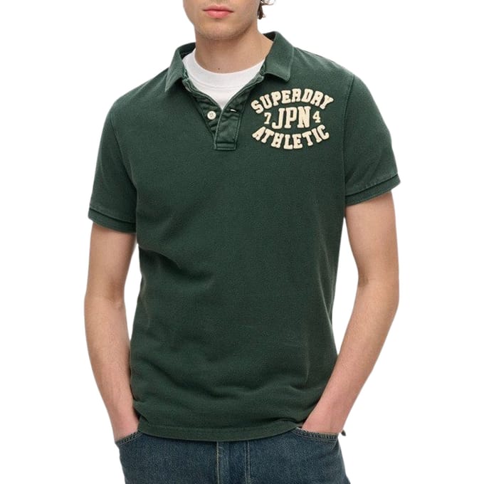 Superdry Vintage Athletic Polo Heren - Maat XL