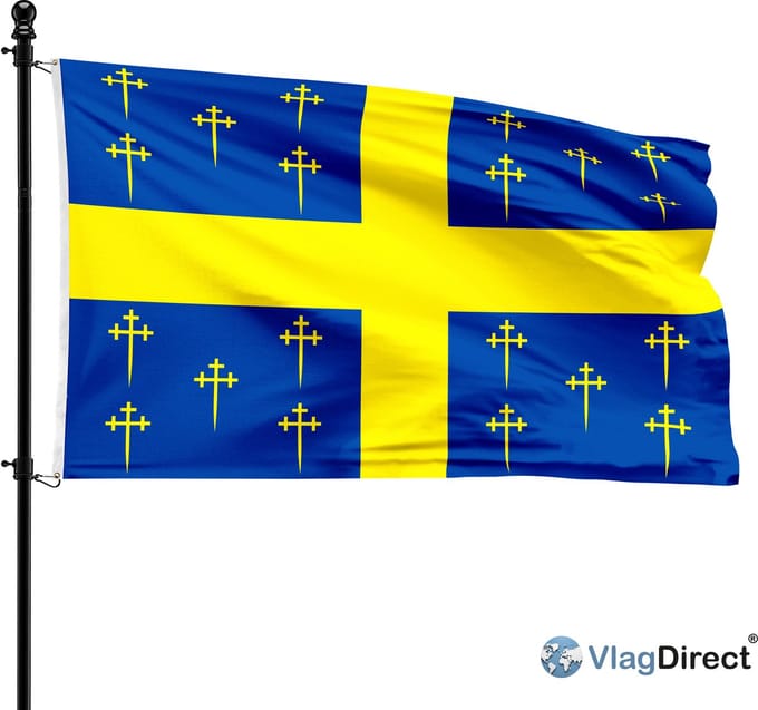 Gemeente Bertogne vlag - 90 x 150 cm.