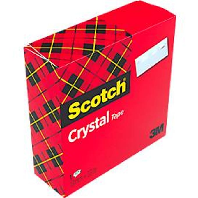 Plakband Scotch® Crystal Tape "600”, 19 mm x 33 m