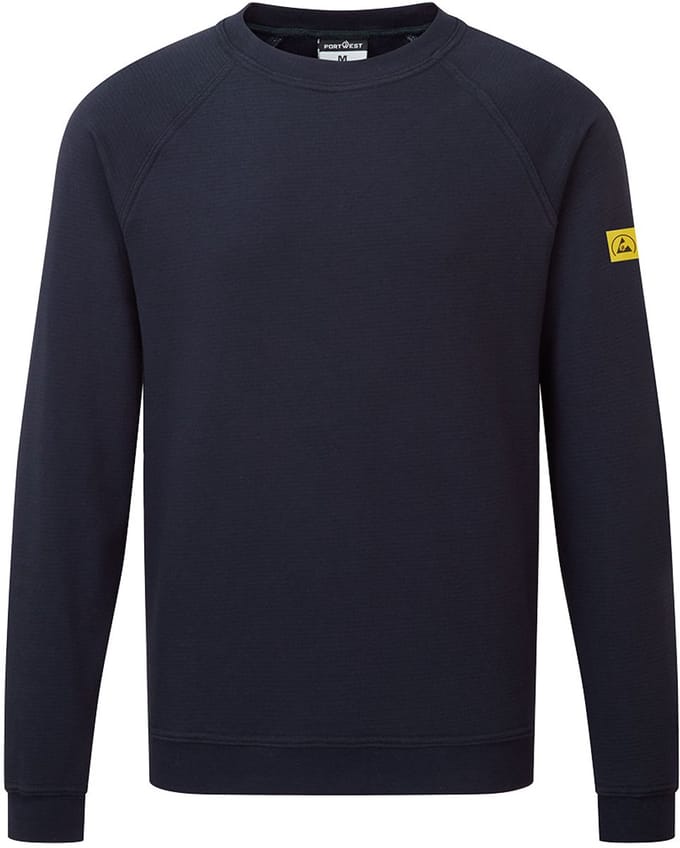 Portwest Anti-statisch ESD Sweatshirt AS24 - Marine - 5XL