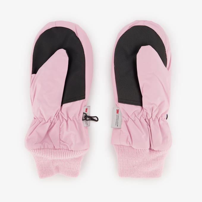 Kinder skiwanten roze - Maat 116