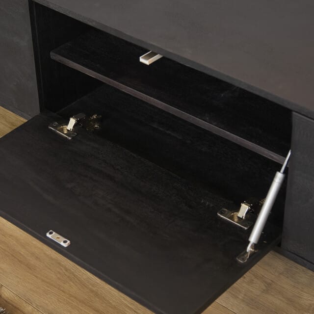 Starfurn zwevend tv meubel vision black 240 cm
