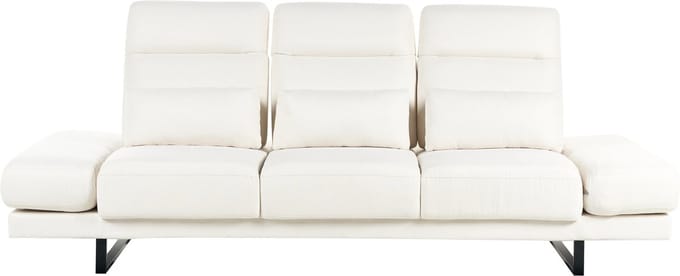IKAST - Driezitsbank - Gebroken wit - Polyester