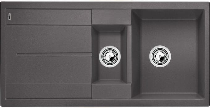 Blanco Metra 6 S manueel opbouw rock grey 518878 spoelbak