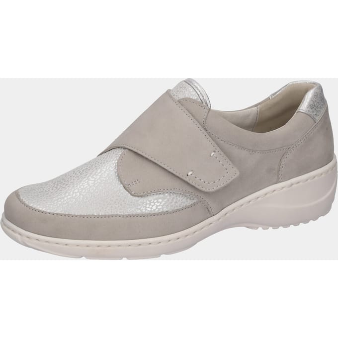 Slipper aus Leder und Textil - beige - Gr. 41,5 van Goldner Fashion