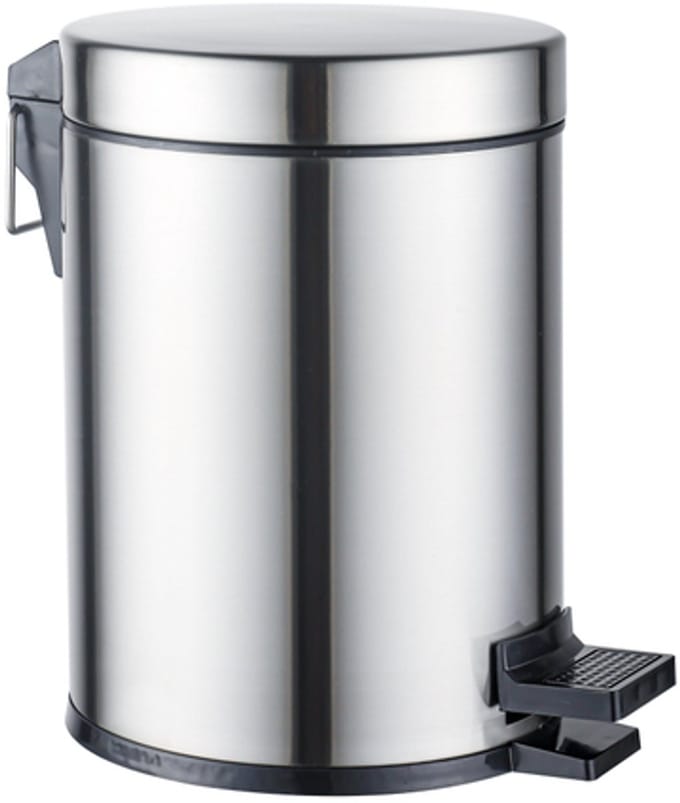 FugaFlow Efficiente Acces pedaalemmer - 5 liter - rond - geborsteld RVS -