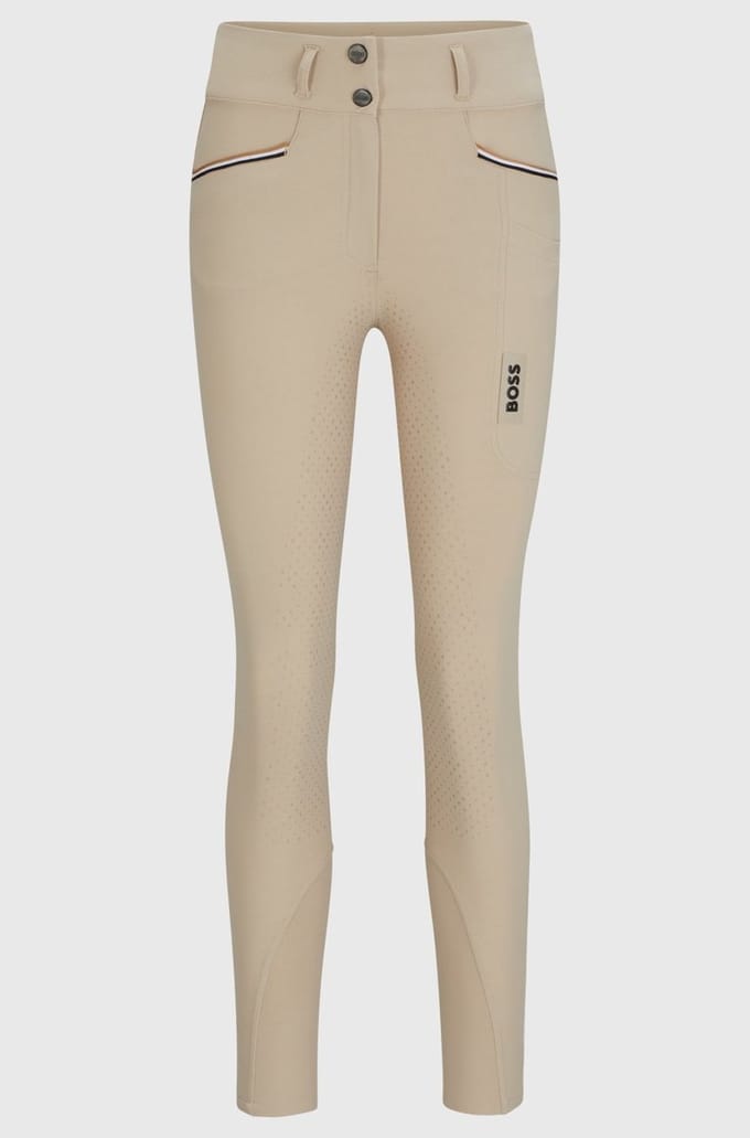 Boss Equestrian Rijbroek Dames Hoge Taille Full Grip Hailey Core XXS Beige