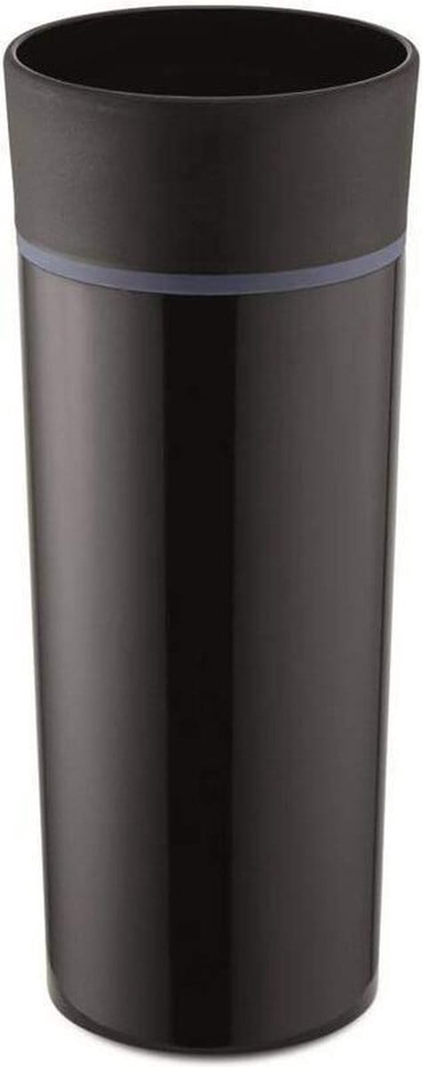 Thermosbeker, Dubbelwandig, Zwart, 360 ml – Weis