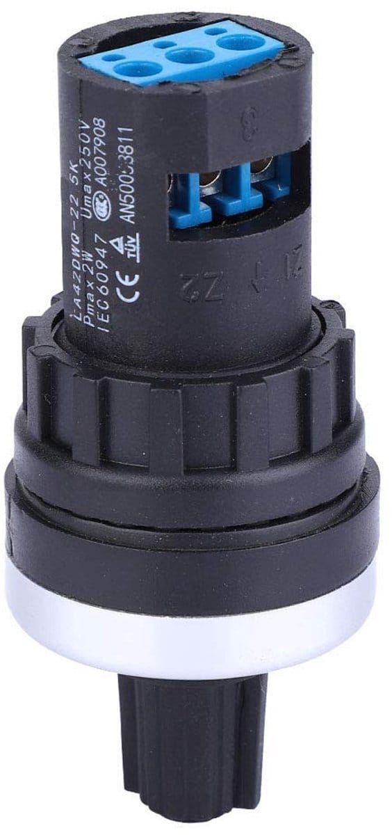 Dailygoods- Potentiometer 22mm 5K - Verstelbare Koolstoffilm - Stevige Solide - Variabele Snelheid - Industrieel - 2W Vermogen - Regelbare Weerstand