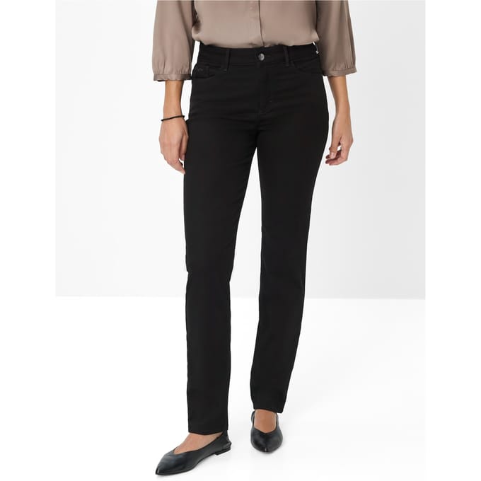 Brax Dames Broek  Style SHAKIRA BLACK, zwart, maat 48