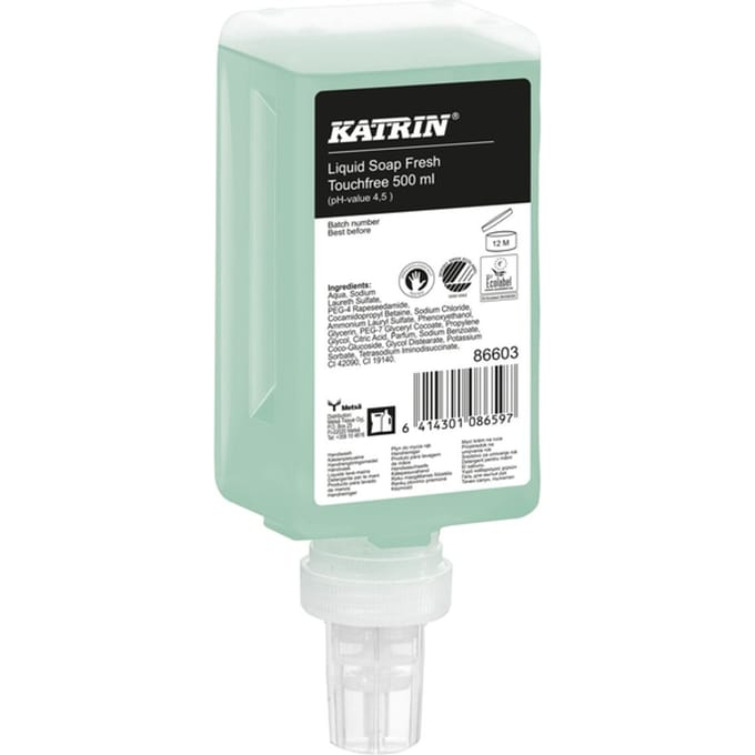 Handzeep Katrin Fresh vloeibaar touchfree 500ml 86603