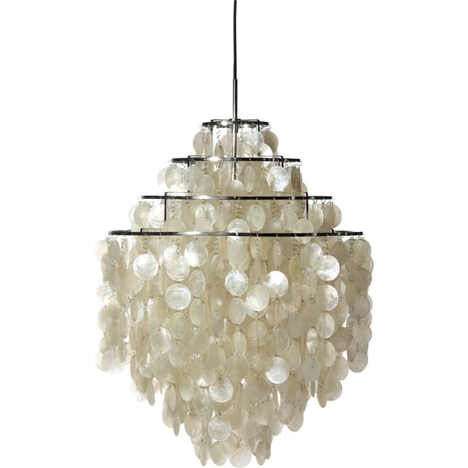 Verpan - Fun DM Hanglamp klein - 4 ringen smal - wit