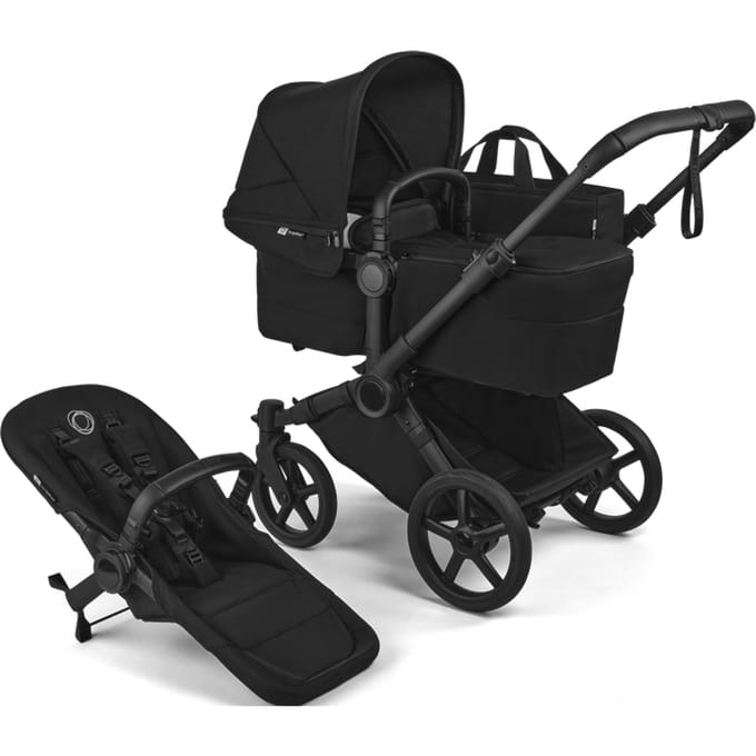 Bugaboo Donkey 6 Single Kinderwagen - Heritage Black Bekleding heritage black bekleding