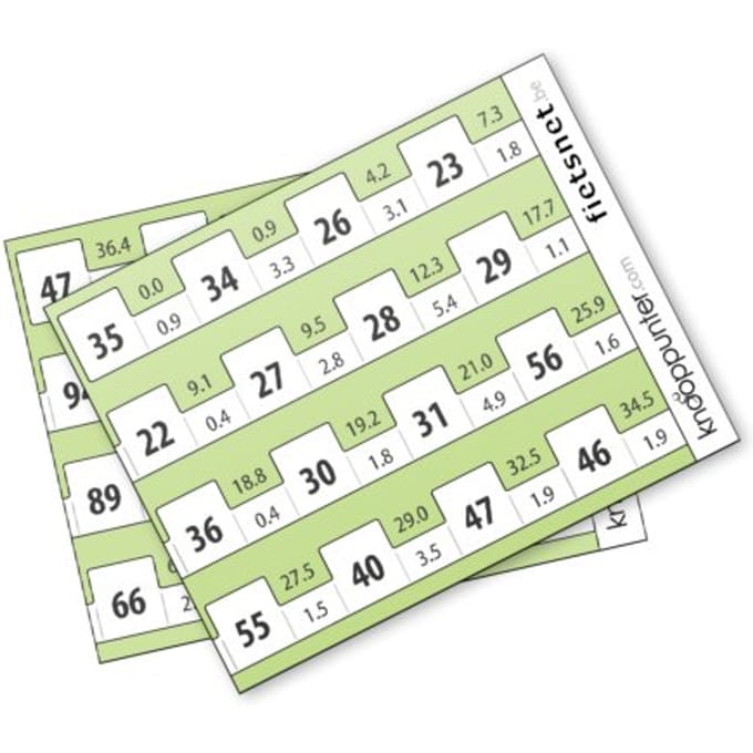 Knooppunter - Set Blanco Routekaartjes - Dicht-Bij-Huisgidsen