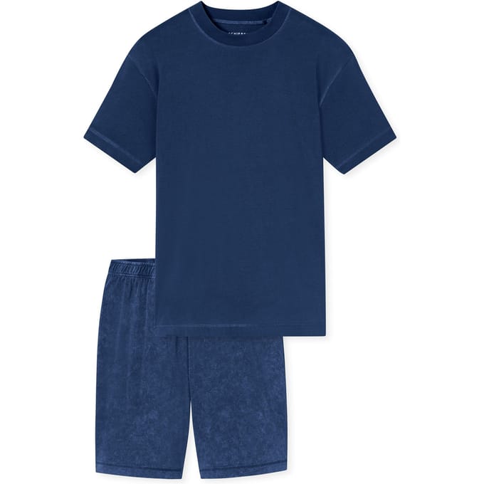 Korte pyjama met tie-dye-effect, navy - Modern Essentials 54