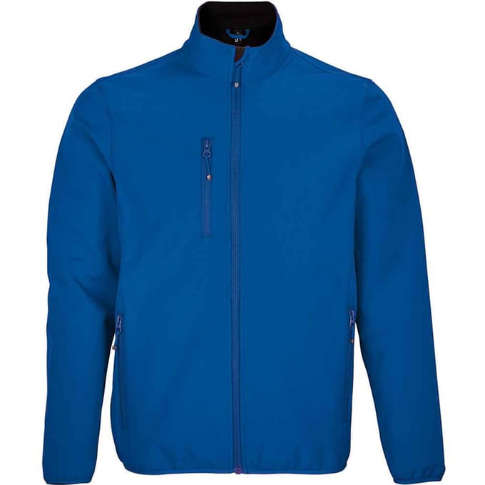 SOLS Heren Falcon Soft Shell Jas (Koningsblauw)