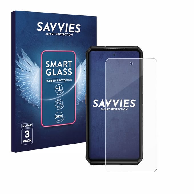3 Stuks Savvies Screenprotector - geschikt voor Ulefone Armor 28 Ultra Thermal - beschermfolie glas transparant