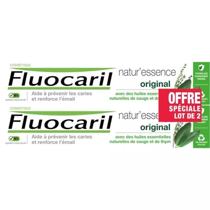 Fluocaril Nature'Essence Protection Complète 2 x 75 ml