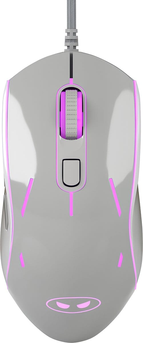 MageGee G12 - Gaming Muis - 3200 DPI - Stille Muis - Instelbare RGB - Grijs