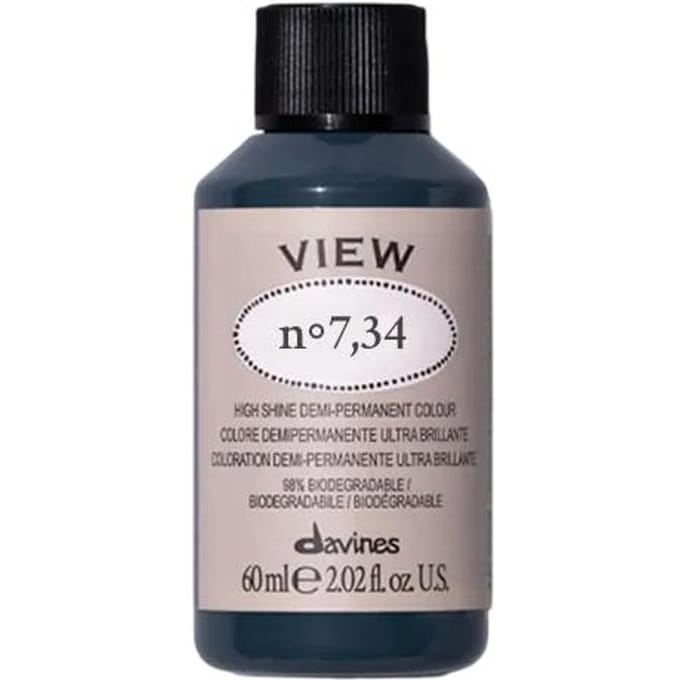 Davines, View, Coloration Cheveux Semi-Permanente, 7.34 , 60 ml