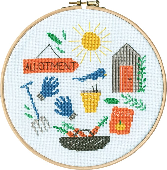 Bothy Threads Jessica Hogarth Allotment borduurpakket incl. borduurring