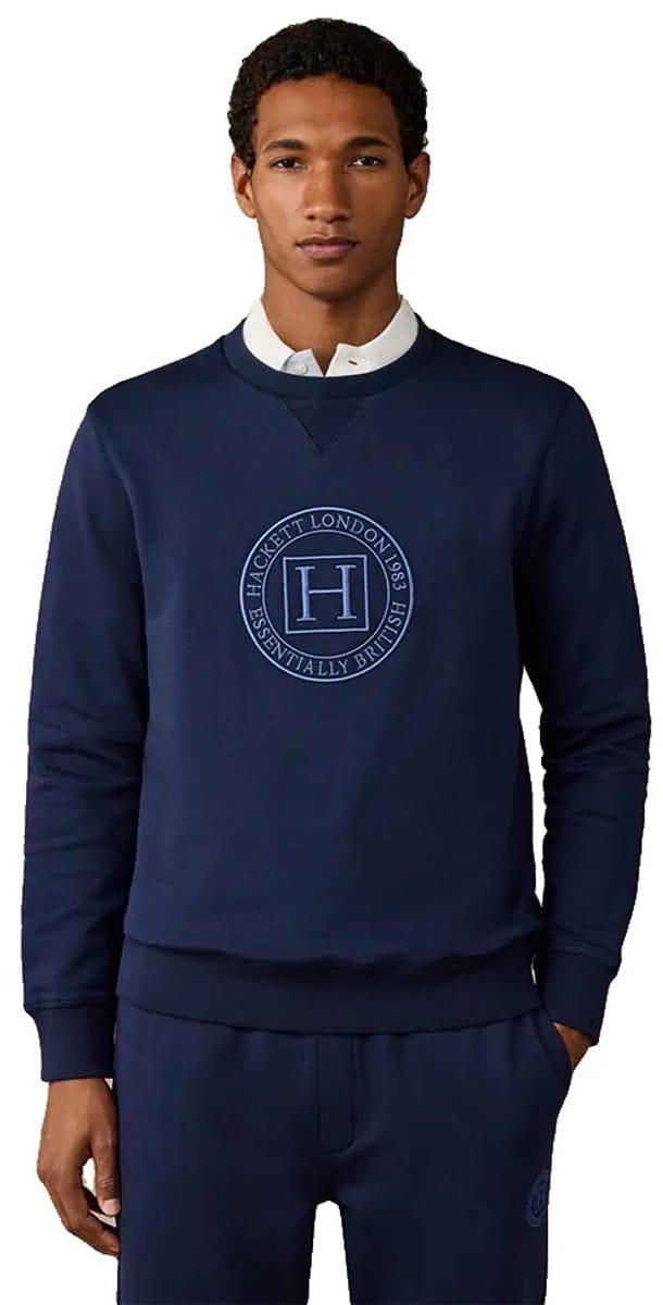 Hackett Hm5800112 Sweatshirt Blauw M Man