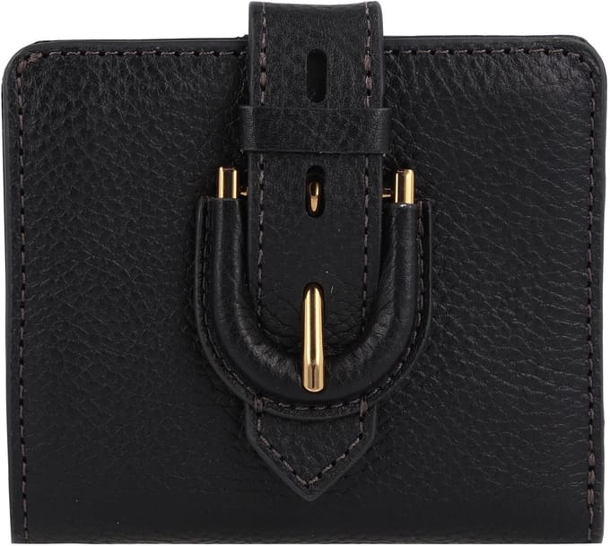 FOSSIL Portemonnee Harwell Tab Bifold Black Zwart