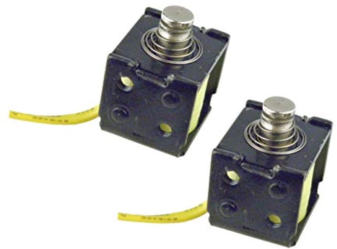 Micro Linear Solenoid Elektromagneet 3.5mm DC 12V-24V voor Wachtwoord deurslot - 2 Stuks