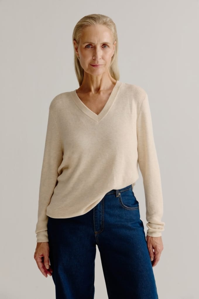 Josephine & Co Astrid Sweater Sand Taglia: L | Maglioni a maglia Outlet | Donna | Marrone
