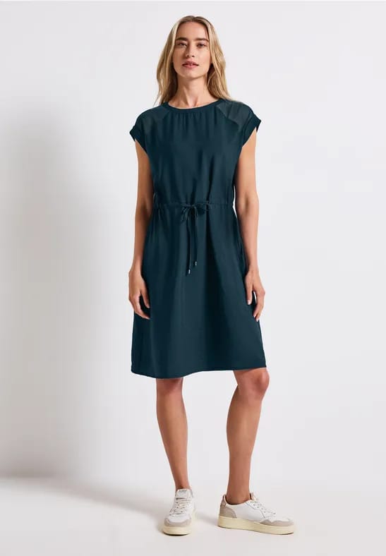 Jurk met mesh details