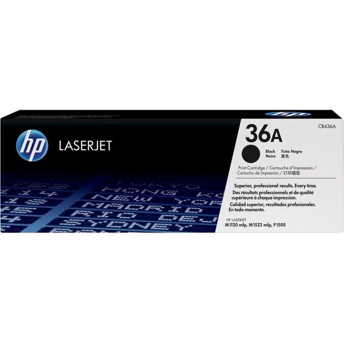 Tonercartridge hp cb436a 36a zwart