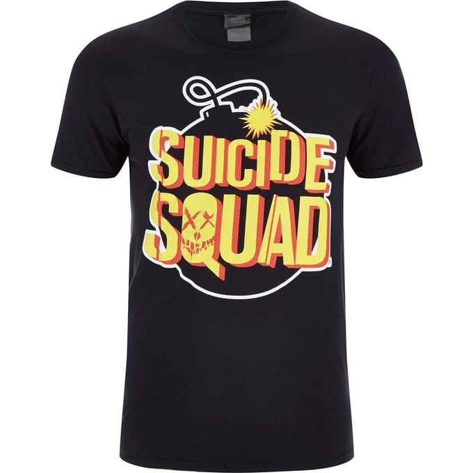 DC Comics Suicide Squad Bomb Heren T-Shirt - Zwart - M