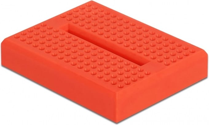 Mini Breadboard met 170 insteekpunten / rood