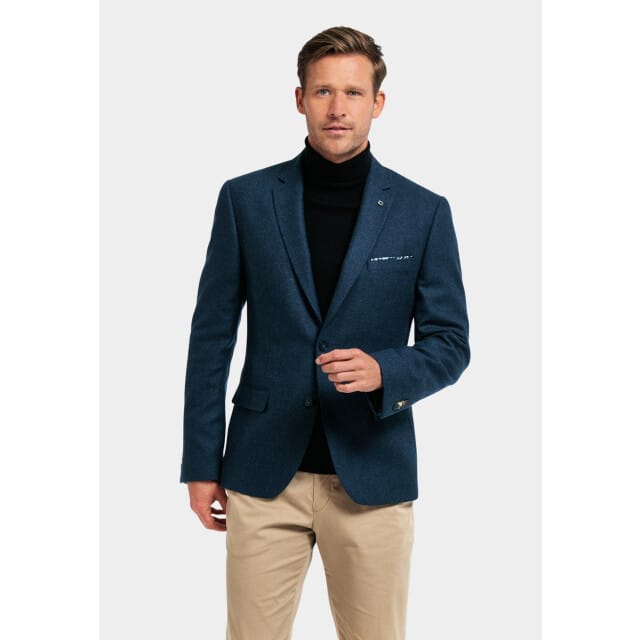 Giordano Colbert Robert Wool Mix Faux Uni Subtle Mélange  Navy / male