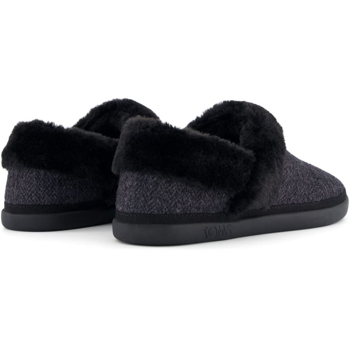 TOMS Oslo Polyester Damesslippers Zwart